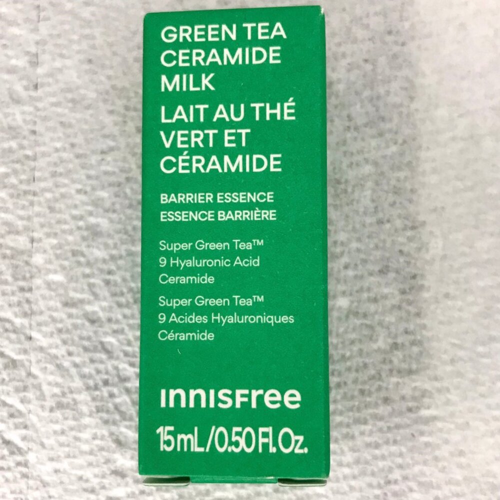 Innisfree Green Tea Ceramide Milk Barrier Essence Mini